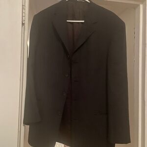 Perry Ellis oversized blazer, black